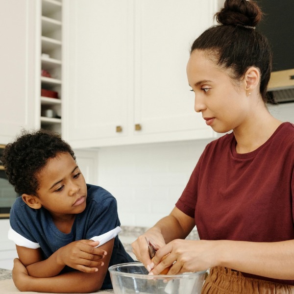 What is a good way to encourage children to eat healthy food